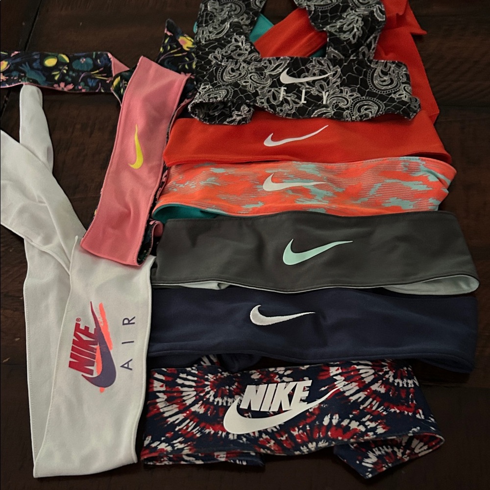 Nike Multicolor Headband Set of 8